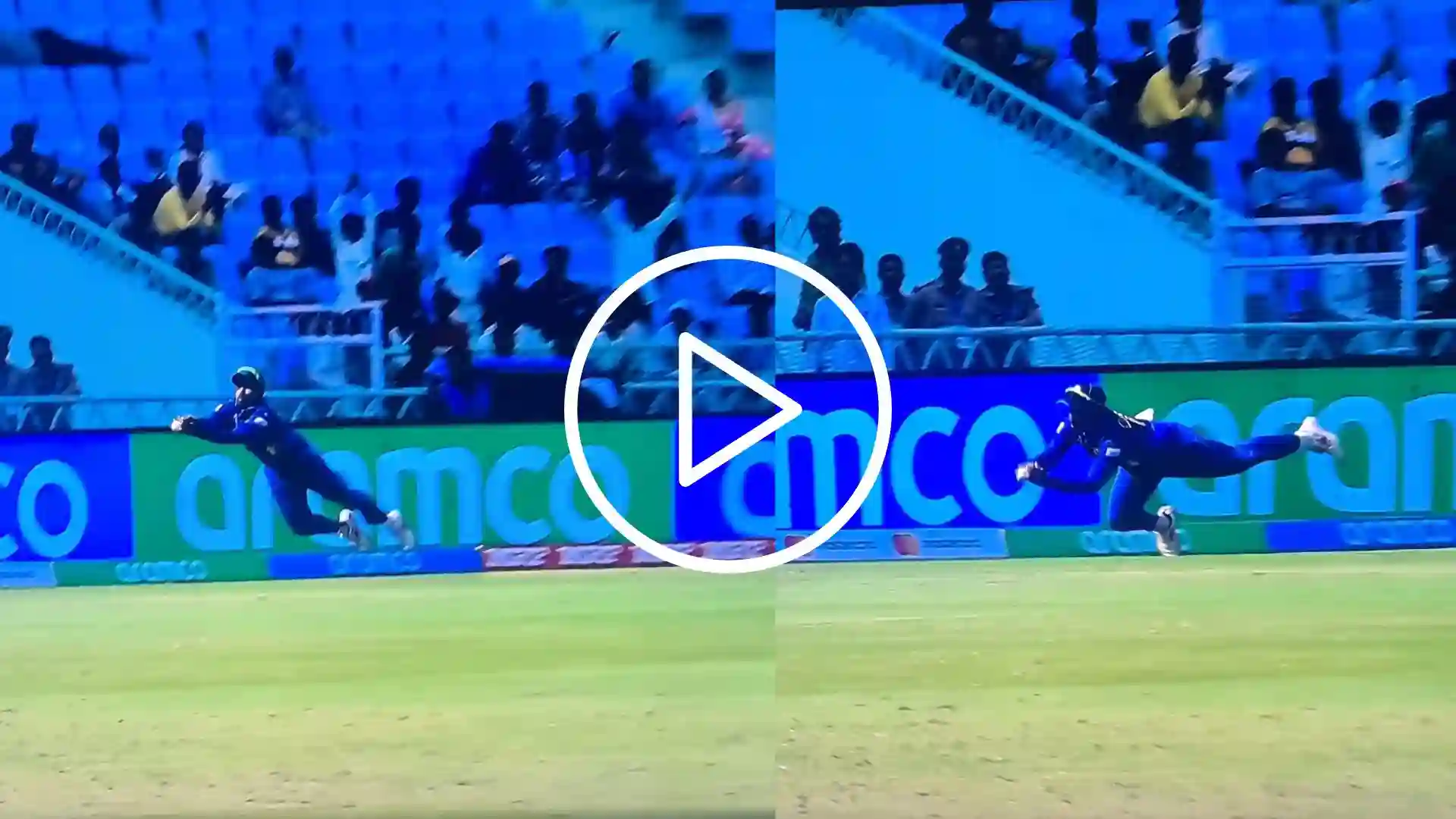 [Watch] Charith Asalanka's Athletic Catch Helps Rajitha Dismiss Logan van Beek